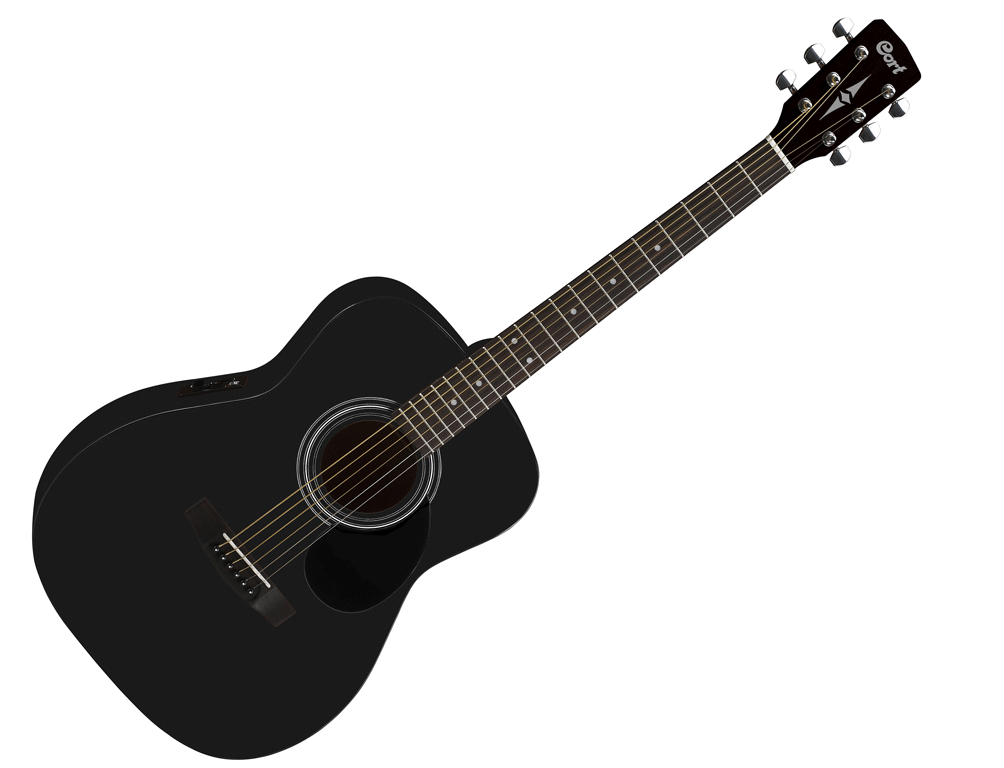 Sandalias proporcionar repetición Guitarra Electroacústica Cort Color Negra Mate 8213197