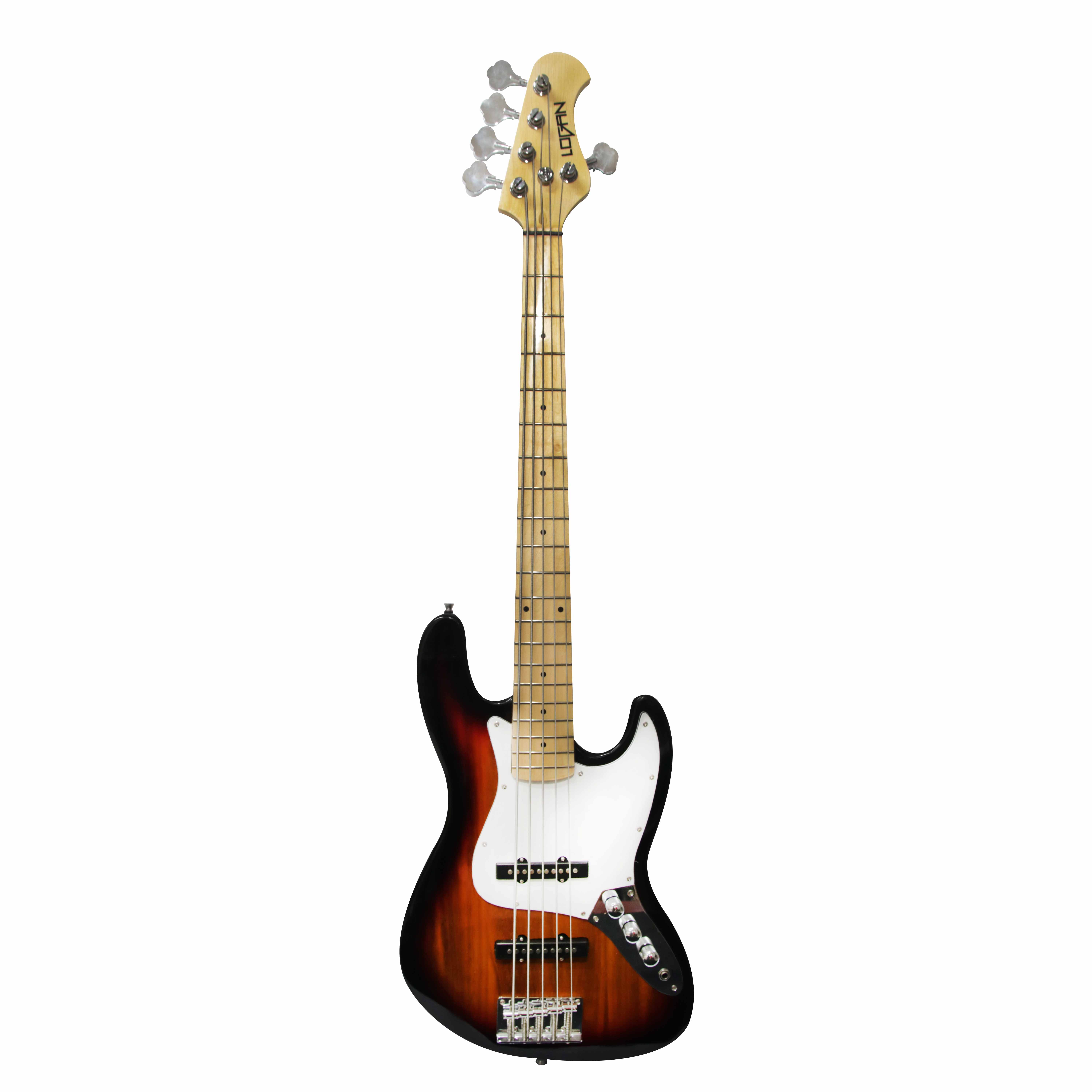 Bajo Eléctrico Logan 5 Cuerdas Sunburst Leb5c1sb