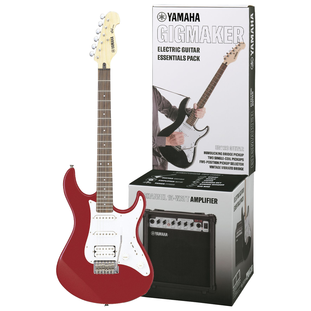 Guitarra El ctrica Yamaha Gigmaker Pack Mod. Eg112gpii Rojo