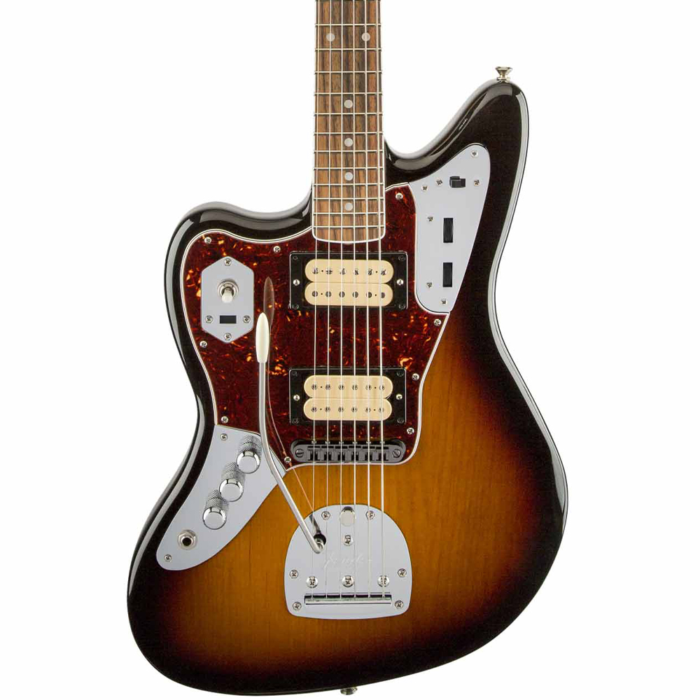 canal Viaje Dedos de los pies Guitarra Eléctrica Fender Kurt Cobain Jaguar Lefthanded Rosewood  Fingerboard 3Color Sunburst 0143021700