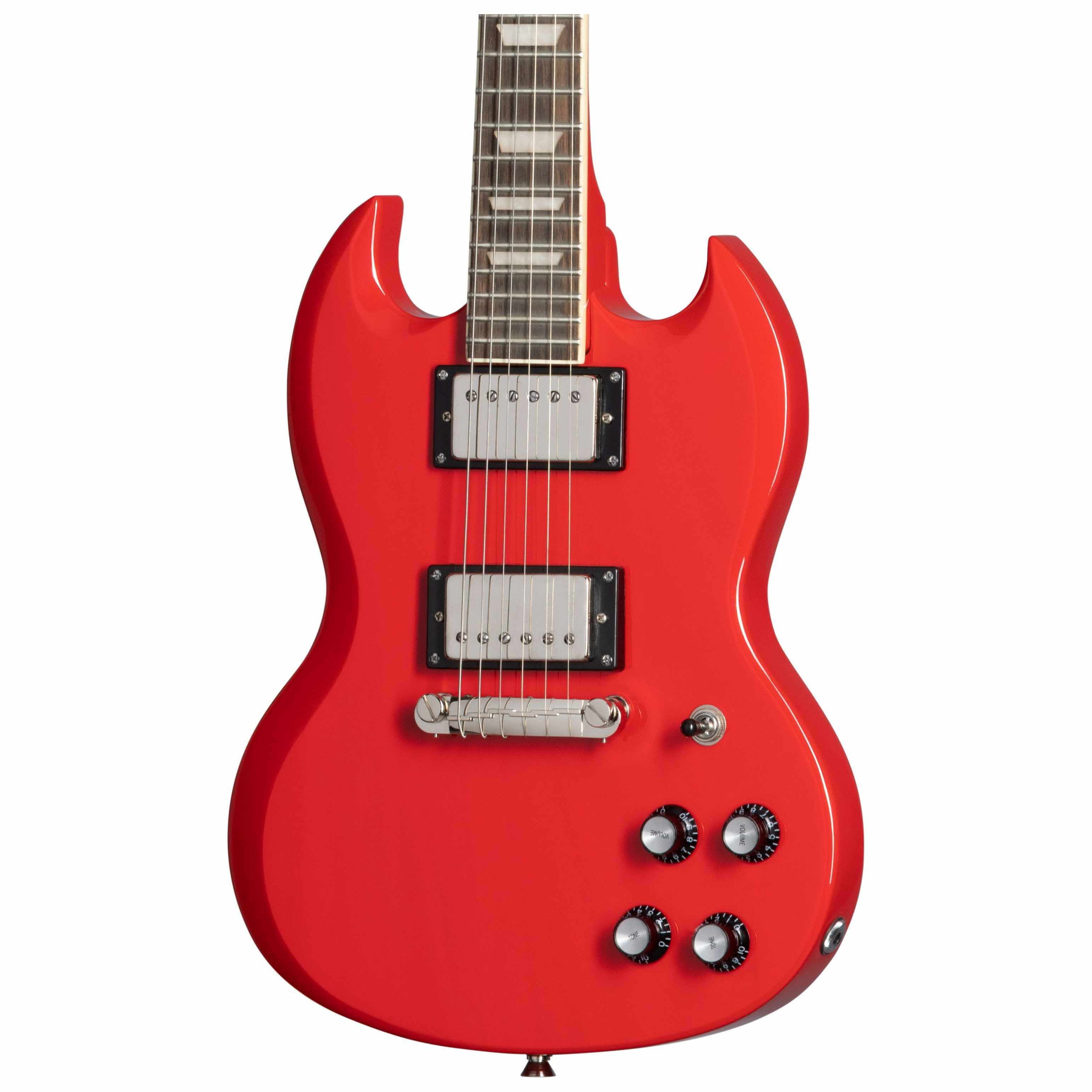 Guitarra Eléctrica Epiphone Power Players Sg (Incl. Gig Bag, Cable, Picks)  Rojo Es1ppsgranh1