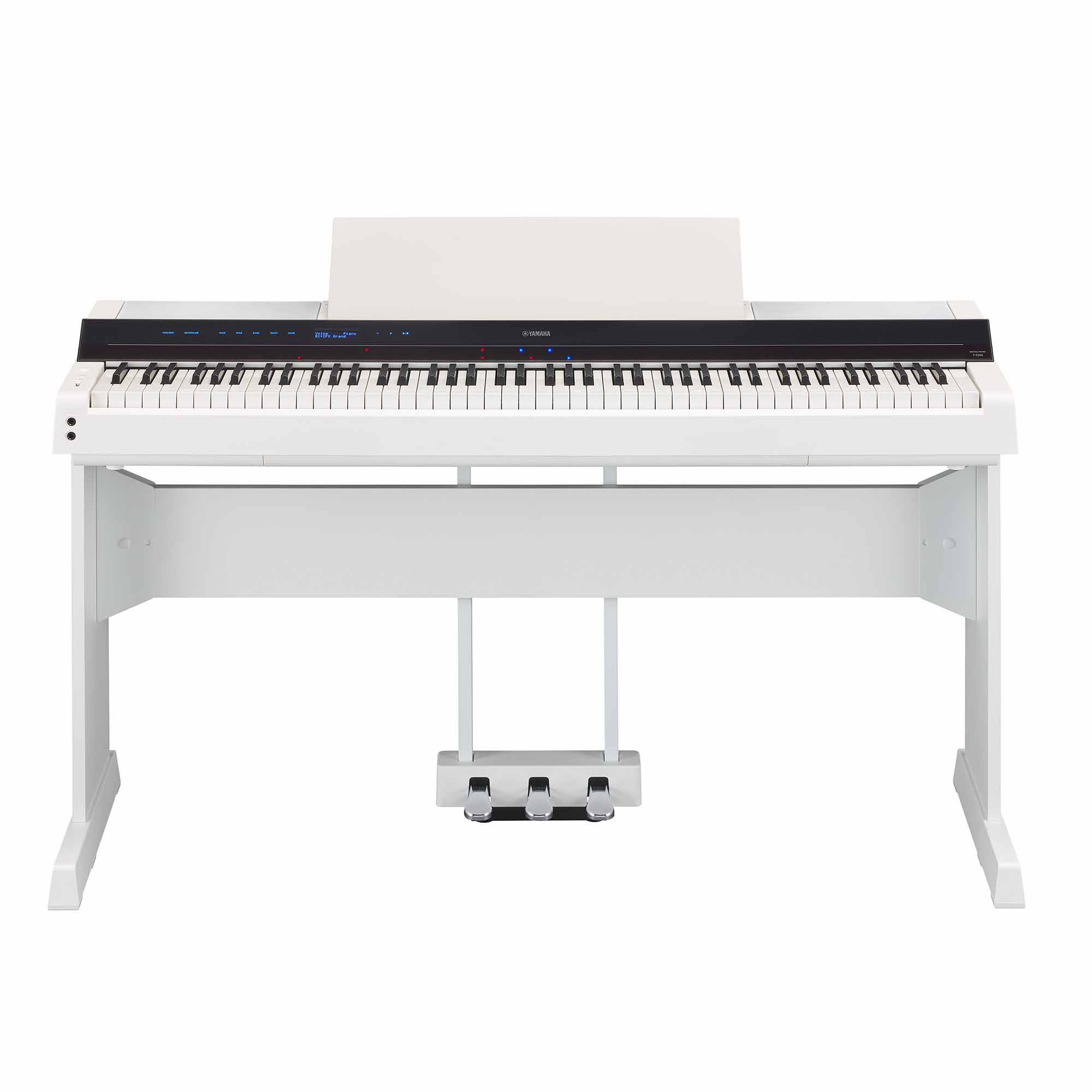 Yamaha P145 Piano Digital, Set con Soporte en «X», Negro