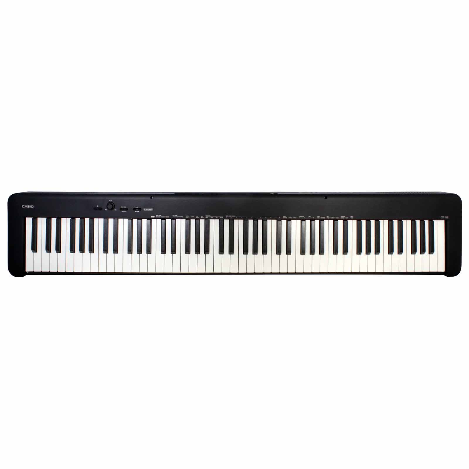  Yamaha P125 - Piano digital de acción con 8 teclas con fuente  de alimentación y pedal de sustain : Instrumentos Musicales